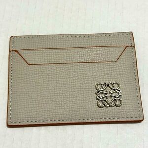 Loewe Anagram Card Holder Light Ghost Beige